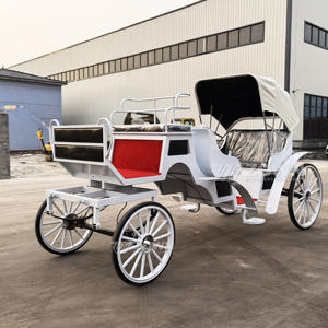 Support de personnalisation Tourisme victorien Carrosse royale à cheval Transport touristique royal pour parc équestre - Product Image 4