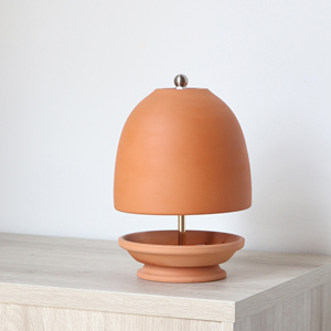 Poêle chauffe-plat autosuffisant lampe écologique en terre cuite pour la décoration <span class=keywords><strong>de</strong></span> la maison - Product Image 2