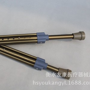 Béquille en acier inoxydable réglable en hauteur, télescopique, antidérapante, légère, pour personnes âgées - Product Image 3