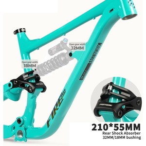Cadre de vélo de montagne 27.5er 29er Boost 15.7 "16.5" 17.3 "cadre de queue souple à Suspension complète en alliage d'aluminium cadre Enduro voyage - Product Image 3