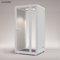 Cabine téléphonique insonorisée, centre d'appels, pod de bureau insonorisé, salle de réunion en ligne protégée contre le bruit
