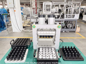 Nouvelle conception d'usine : Machine de pressage pneumatique CNC pour mini-savons de bain et sels, idéale pour la fabrication de bombes de bain et de boules de sel, machine de moulage et de poinçonnage. - Product Image 3