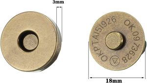 Kit de boutons magnétiques pour sacs, fermoirs magnétiques pour sacs à main, boutons magnétiques de remplacement pour la couture, le bricolage, les sacs à main, les sacs et les vêtements - Product Image 2