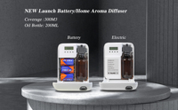 Diffuseur d'arômes électrique sans eau OV-2 PRO en plastique, mural, pour hôtels, avec télécommande, best-seller