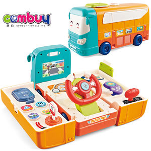 Simulación de conducción ruedas de dirección deformación coche eléctrico de la Escuela de plástico juguete - Product Image 3