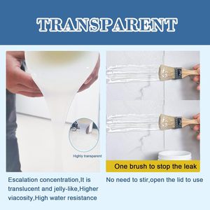 Polyurethane <b>Waterproof</b> Invisible Agent Sealant Durable High-Strength Eco-Friendly Liquid for Roof Applications - Product Image 3