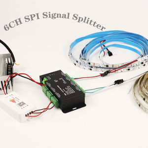 Divisor de Señal SPI SA6 de Alto Rendimiento con 1 Entrada y 6 Salidas para Control Sincrónico de Múltiples Tiras LED Digitales - Product Image 1