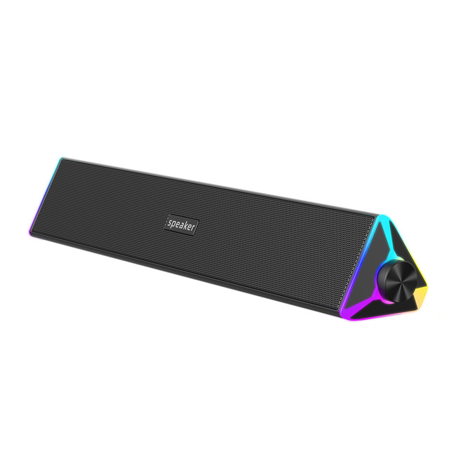 USB Computer Laptop Speaker with Stereo Sound Portable Mini Sound Bar for Windows PCS Desktop Computer and Laptops