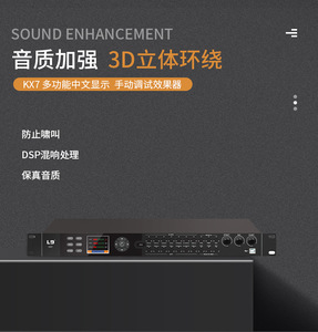 OEM 및 ODM 오디오 시스템 전문 오디오 효과 dsp 프로세서 KX-7 중국에서 만든 최고의 가격 - Product Image 5