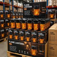 Lanterne solaire SHIZI à effet de flamme vacillante LED pour extérieur, étanche, pour camping, jardin, terrasse, décoration OEM