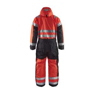 BLAKLADER - 676319775599D96 Hi-Vis <b>winter</b> <b>overall</b> Red/Black - EAN 7330509563212 HI-VIS WORKWEAR - Product Image 2
