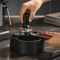 Boîte à café expresso écologique antidérapante et silencieuse, bac à déchets de café durable en silicone pour barista à domicile