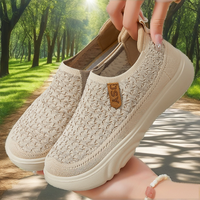 Chaussures de course pour femmes LB Joker Semelle souple Amorti Soutien de la voûte plantaire Respirant Léger Tige en toile Semelle extérieure en TPR Chaussures pour maman