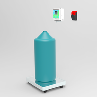 Báscula de Pesaje para Ganado a Prueba de Explosiones, con Red 4G, de Acero Inoxidable, con LED, Precisión de 50g, Monitoreo en Línea, Alarma Sonora de Exceso de Límite