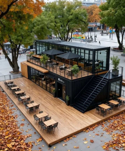 Suministro Directo de Fábrica: Contenedor Desplegable de 20 Pies, Cafetería, Panel Sándwich, Casa Modular Prefabricada, Restaurante Móvil <span class=keywords><strong>en</strong></span> Venta - Product Image 2