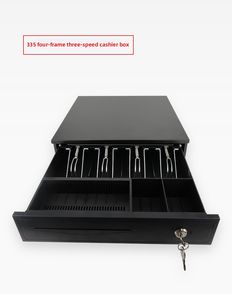 Caja Registradora 405B de Cinco Compartimentos y Tres Niveles, Caja Registradora para Supermercado con Cerradura, Puede Usarse de Forma Independiente - Product Image 3