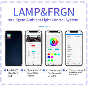 Para Mazda CX5 personalizado 12V LED neón luces ambientales nueva modificación <span class=keywords><strong>Interior</strong></span> del coche Symphony lámpara LED Auto iluminación <span class=keywords><strong>Interior</strong></span> LHD RHD - Product Image 6