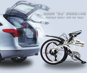 Bicicleta <span class=keywords><strong>Plegable</strong></span> Elegante de 20 Pulgadas con 6 Velocidades, Doble Freno en V, Horquilla de Acero Ligera, Pedal Ordinario, Logotipo OEM - Product Image 4