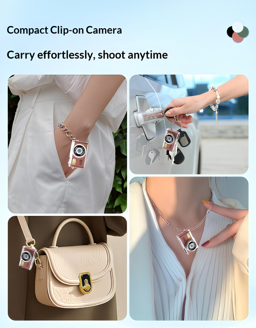 Pocket Size Mini Body Camera 1080P Full HD Video Recorder With 0.96 Inch Color Screen and 6 Filters for TikTok Social Media