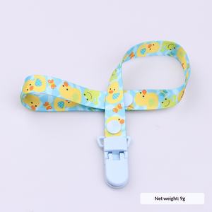 Cadena para Chupón de Bebé con Clip y Soporte para Mordedor, Impresión a <span class=keywords><strong>Doble</strong></span> Cara en Material de Poliéster - Product Image 5