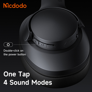 Cuffie Wireless Mcdodo 520 <span class=keywords><strong>ZENO</strong></span> Ultra S01 con ANC Adattivo, 120 Ore <span class=keywords><strong>di</strong></span> Riproduzione, Cancellazione del Rumore -45dB, BT6.0 (PC/Viaggio) - Product Image 4