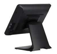 Nouveau modèle support en aluminium HDD-380N 15.6 ''affichage principal tout en un système de caisse enregistreuse POS Machine