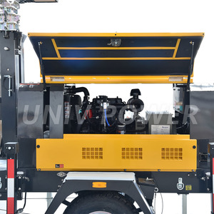 <span class=keywords><strong>Towable</strong></span> DIESEL ánh sáng tháp với 10 kW Máy phát điện loại im lặng - Product Image 5