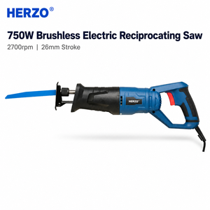HERZO Industrielle Elektrische Säbelsäge mit Bürstenlosem Motor 750W Holz- & Stahlschneideklingen DIY-Qualität HRS70V - Product Image 1