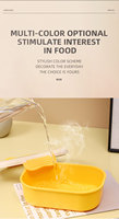 Boîte à repas isotherme en acier inoxydable à 2 compartiments, motif abeille mignon, couvercle hermétique anti-fuite, qualité alimentaire, empilable pour enfants et adultes