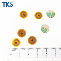 Étiquette NFC ultra-compacte 16x19mm/5x5mm - Puce 1K / Fudan F08 1K, autocollant adhésif flexible anti-métal (HF 13,56 MHz)