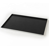 Plaques de Cuisson Four en Aluminium Taille Personnalisable, Grandes Plats à Rôtir en Métal avec Bord Perlé, Moules à Pain et Plats à Pains