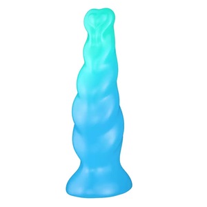 Penjualan pabrik mainan seks dildo hewan anjing warna-warni steker Anal silikon lembut ayam jantan untuk wanita masturbator - Product Image 1