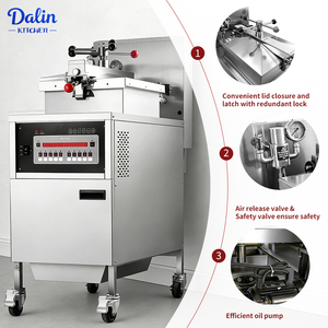 Freidora a Presión Henny Penny - Precio Competitivo Modelo Independiente Comercial Para Pollo al Estilo <span class=keywords><strong>KFC</strong></span> - Product Image 3