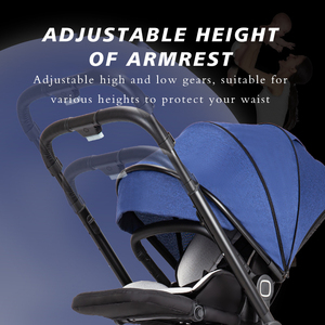 Có thể gập lại trẻ em pushchair du lịch giỏ hàng vận chuyển xe đẩy xe đẩy em bé - Product Image 5