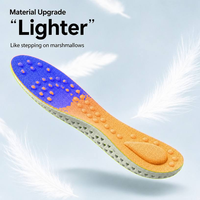 Semelles intérieures sportives en PU pour talons hauts, rehausseurs discrets de 5 cm, avec soutien de la voûte plantaire et coussinets de talon respirants