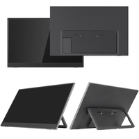 Moniteur de jeu portable 15,6 pouces 1080P FHD IPS avec protection oculaire, support réglable à 180°, double haut-parleur, USB Type-C, 60Hz pour PS5 178