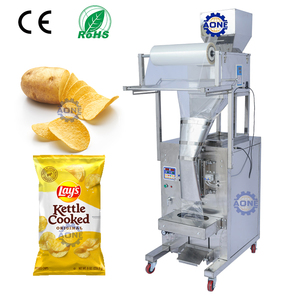 Machine d'emballage et de remplissage de sachets et de pochettes à scellage arrière pour aliments et snacks, entièrement automatique avec contrôle intelligent de la température - Product Image 1