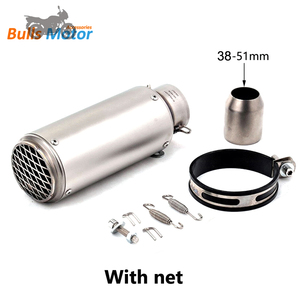 Tubo de Escape de Motocicleta Universal Silenciador de <span class=keywords><strong>1000cc</strong></span> Escape de Carreras <span class=keywords><strong>Moto</strong></span> para <span class=keywords><strong>Honda</strong></span> CRF 230 Kawasaki ER6N Z1000 Z900 - Product Image 4