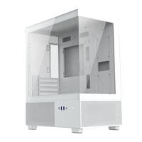 JNP Factory Mid-Tower Desktop Gaming PC Type-C HD Audio Computer Power Supply Case Water Cooling System