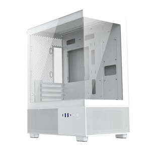 JNP Factory Mid-Tower Desktop Gaming PC Type-C HD Audio Computer <span class=keywords><strong>Power</strong></span> Supply Case con sistema de refrigeración por agua en stock - Product Image 5