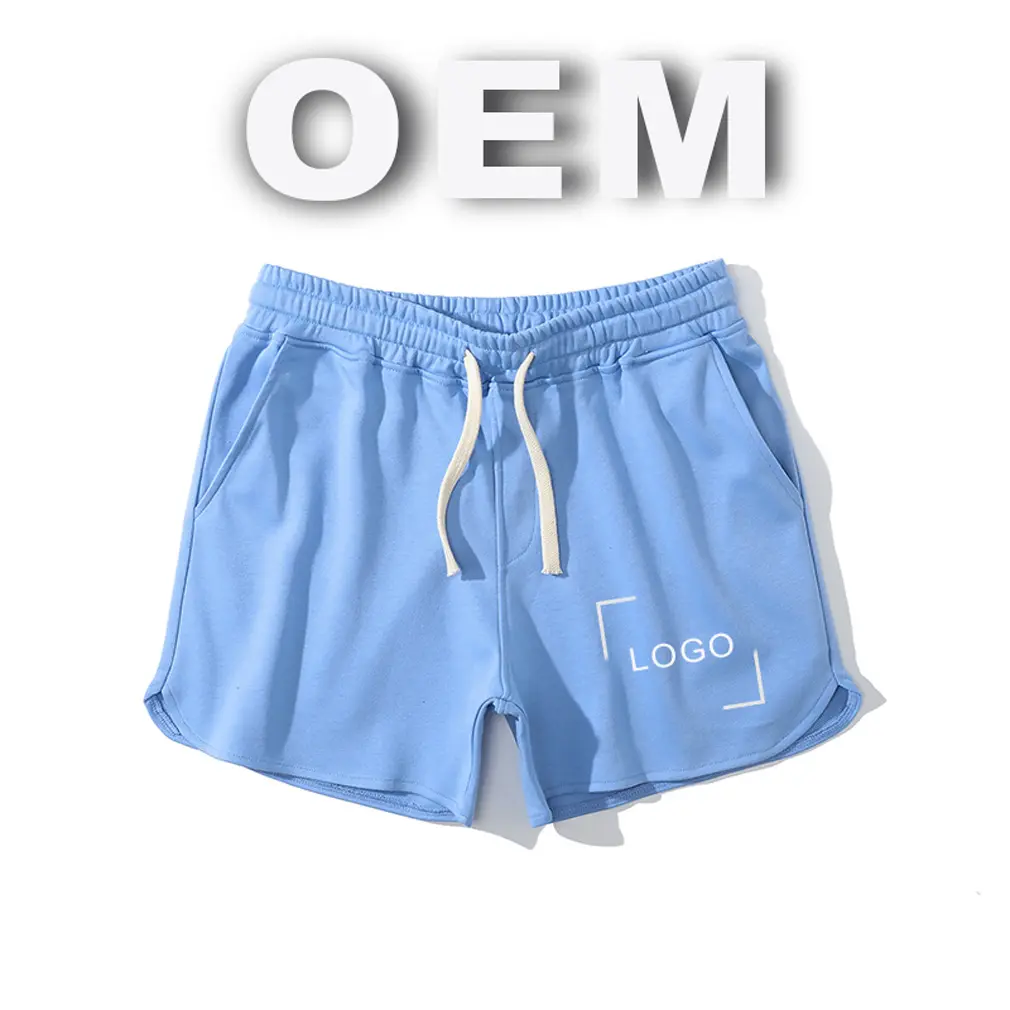 OEM Mens Gym Sports Cotton Shorts Comfortable French Terry Athletic Jogger Shorts for Men Sweat Custom Shorts Men