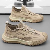 Chaussures décontractées pour hommes, nouvelle collection printemps, haute qualité, respirantes, maille fine, polyvalentes, antidérapantes, pour le skateboard, sécurité au travail