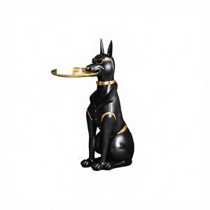 Statue d'animal en polyrésine faite à la main, décoration personnalisée pour la maison, sculpture de chat et de souris, figurine peinte à la main, artistes, nouvel an - Product Image 3
