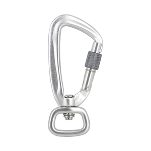Jensan Tùy Chỉnh Chất Lượng Cao 4kn Tự Khóa Xoay Nhôm Jinsong Twist Carabiner Cho Con Chó Dây Xích Anodized - Product Image 5