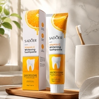 Dentifrice blanchissant à la vitamine C, nettoyage en profondeur, élimine les taches, haleine fraîche 72H, soin buccal, vente en gros
