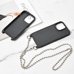 Newest <strong>Low</strong> <strong>Price</strong> Sublimation Groove Blank Tpu Pc Lanyard <strong>Mobile</strong> Phone Back Case for Iphone 14 - Product Image 3