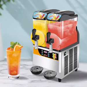 Stainless Steel <b>Machine</b> Commercial Cylinder Frozen Beverage Dispenser for Shops Adjustable Texture Quick <b>Ice</b> Production AS-Icecr - Product Image 1