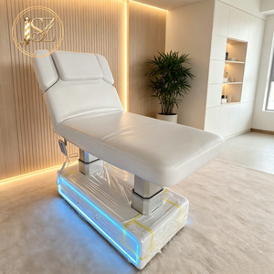 Lettino da Massaggio Elettrico Riscaldato di Lusso per Spa e Salone di Bellezza, Poltrona per Trattamenti Estetici, Letto per Trattamenti Viso e Ciglia con Luce - Product Image 5