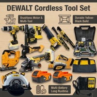 Ensemble d'outils personnalisé de la série DEW, tout-en-un, multifonctionnel, kit d'outils sans fil, batterie au lithium de haute qualité, ensembles d'outils Kita