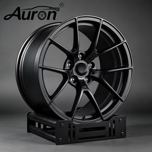 ล้อแม็กซ์ Auron แบบหลายก้าน ขนาด 5.5x15 สีดำด้าน ผลิตจากวัสดุหล่อขึ้นรูปชิ้นเดียว สำหรับรถยนต์นั่งส่วนบุคคล Toyota Audi Ford Tesla Benz - Product Image 2
